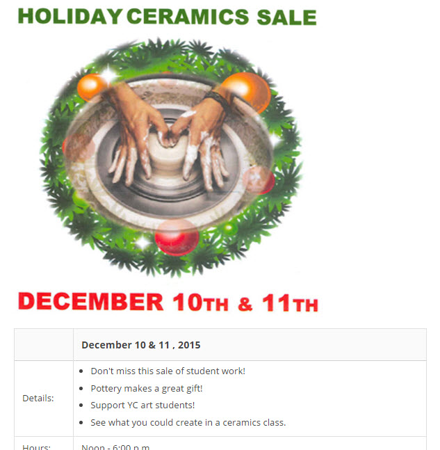 Holiday ceramics sale 2